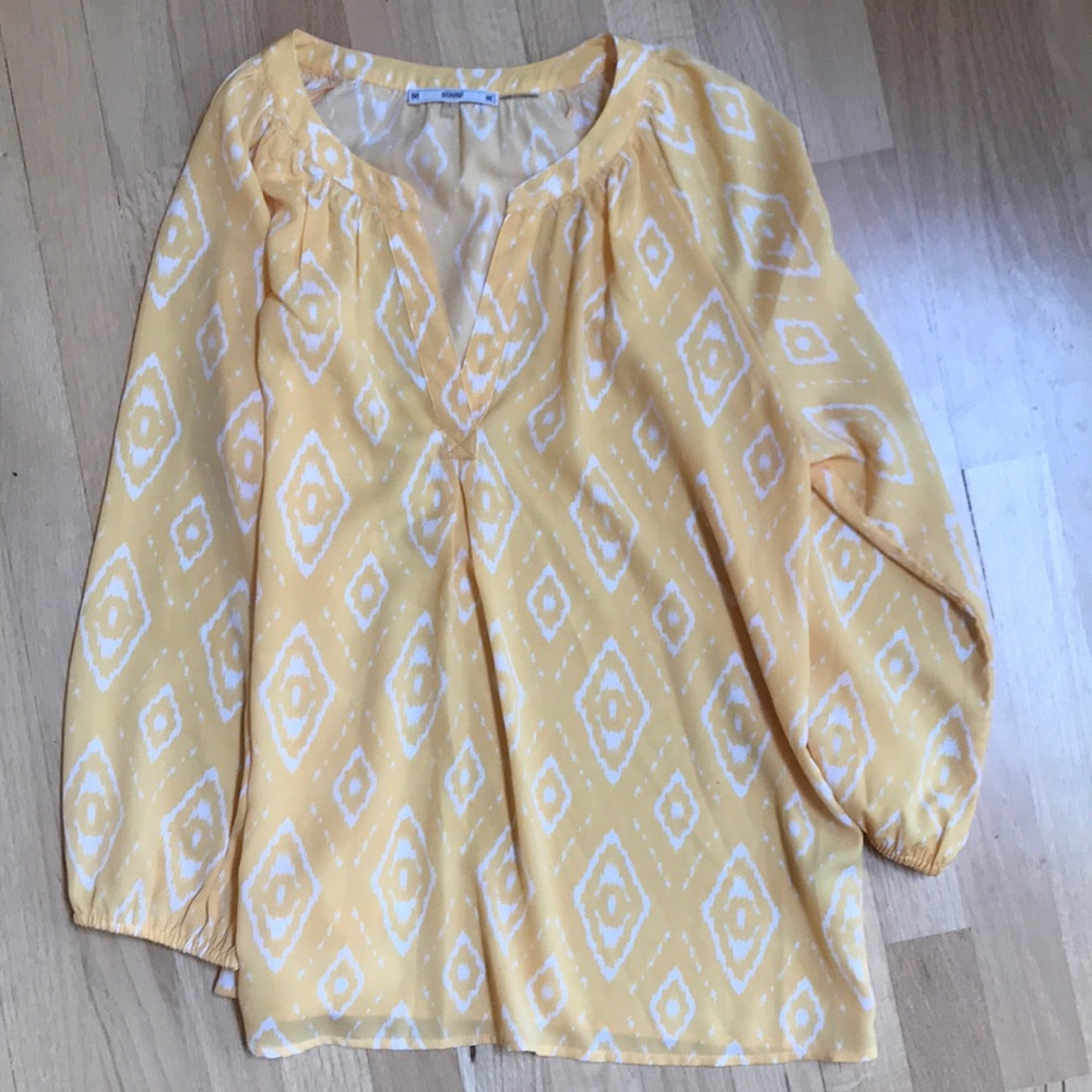 Yellow blouse